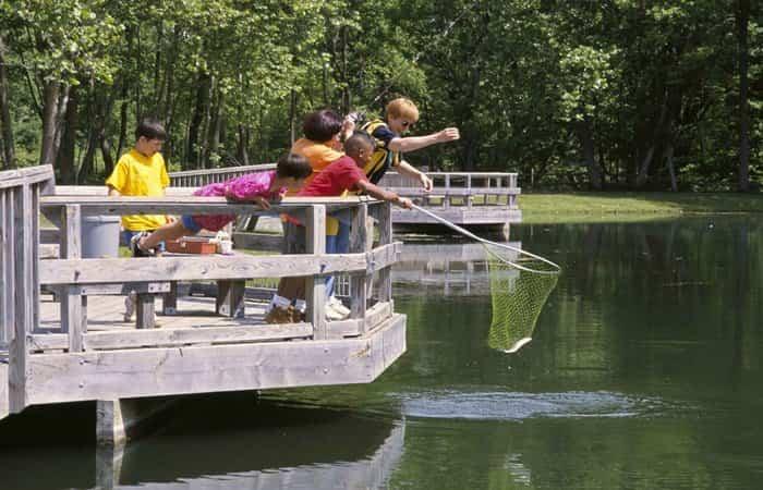 Angeln mit Kindern ist eine unterhaltsame Aktivität im Freien