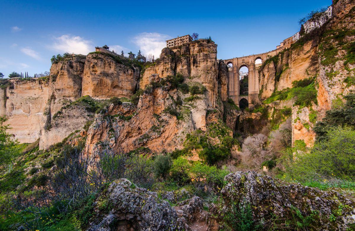 povoados com vistas para o abismo: Ronda, Málaga