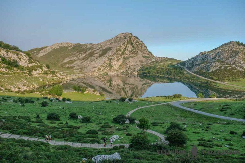 Mirador Entrelagos en los Lagos de Covadonga